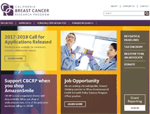 Tablet Screenshot of cabreastcancer.org